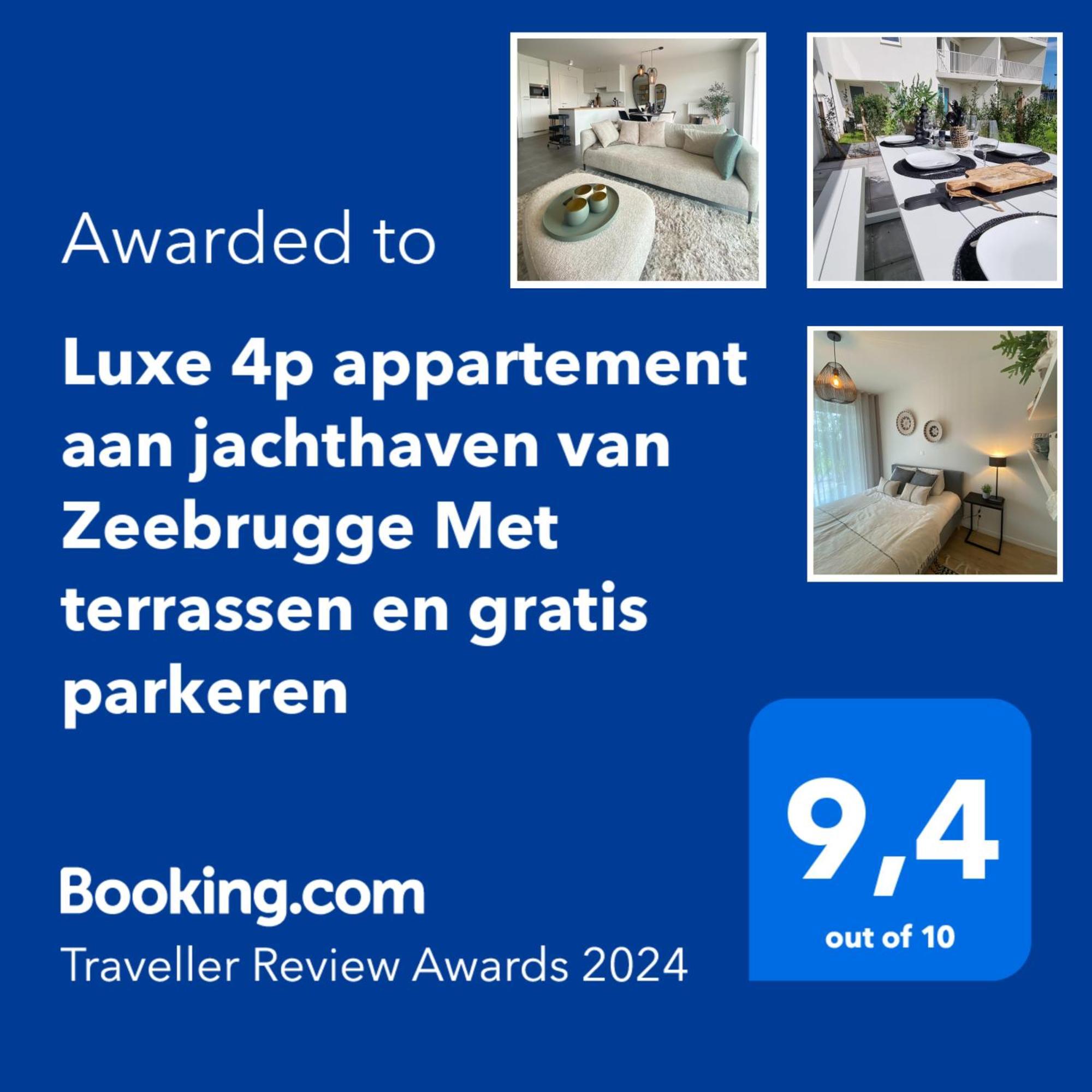 Luxe 4P Appartement Aan Jachthaven Van Zeebrugge Met Terrassen En Gratis Parkeren Ngoại thất bức ảnh